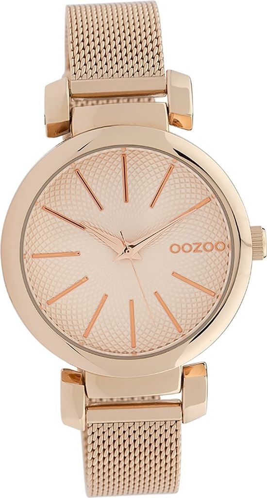 Oozoo Metall Damen Uhr Analog Quarzuhr Armband rosegold Timepieces D2UOC10129