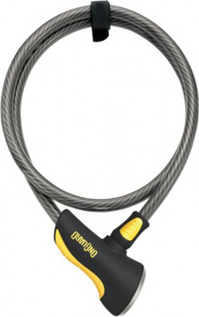 OnGuard 8039 Kabelschloss Akita 120cm, Ø 12mm, schwarz/gelb