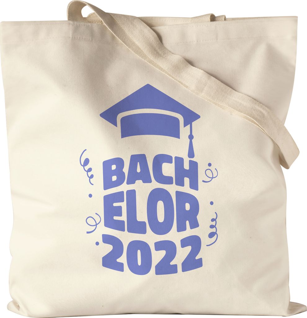 Bachelor 2022 Jutebeutel Stoffbeutel Canvas Abschluss Degree Universität Uni FH Fachhochschule Diplom