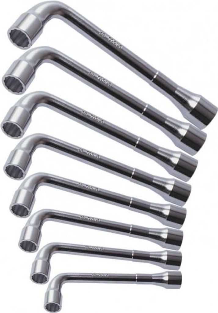 KS Tools ULTIMATEplus Doppel-Steckschlüssel-Satz, gekröpft, 8-tlg