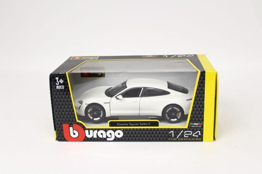 BBURAGO Porsche Taycan Turbo S 1:24 Mestský model auta Obrázok produktu 