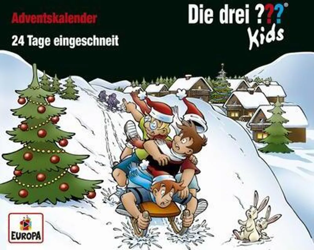 Calendrier de l'Avent Die drei ??? Kids avec 24 énigmes et accessoires