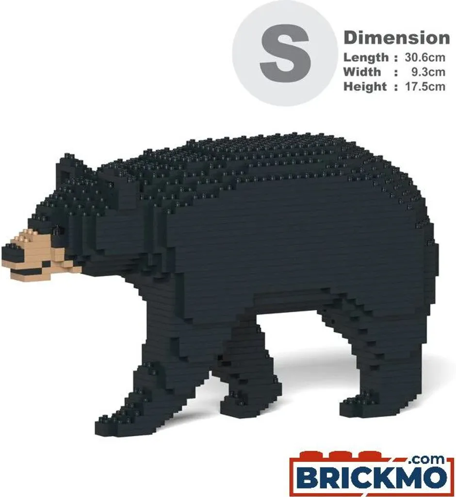 Puzzle 3D Ours noir JEKCA décoration intérieure originale DIY ST19ML19
