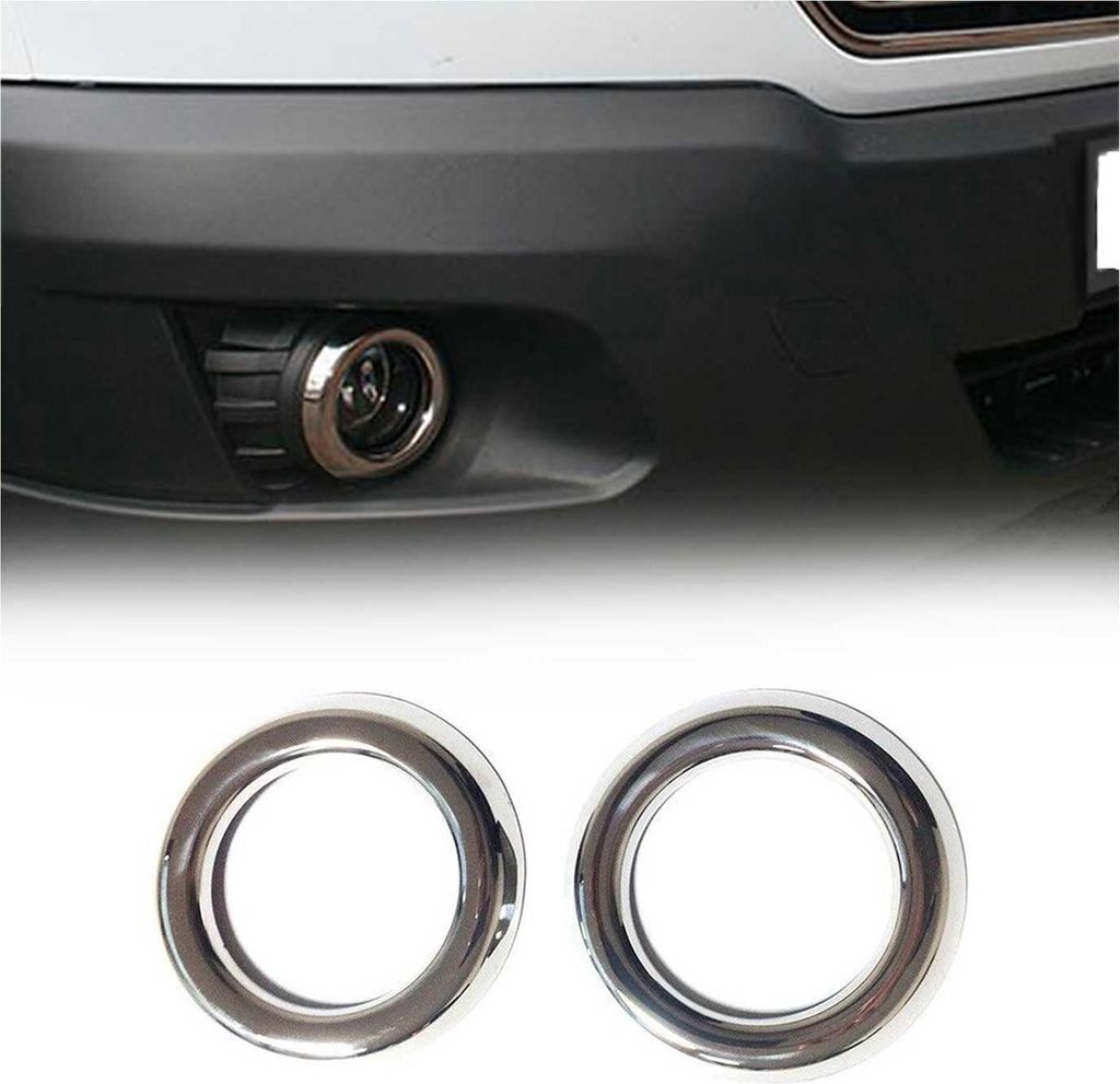 Nebelscheinwerfer Rahmen Umrandung für Fiat Ducato 2014-2025 Edelstahl Silber 2x