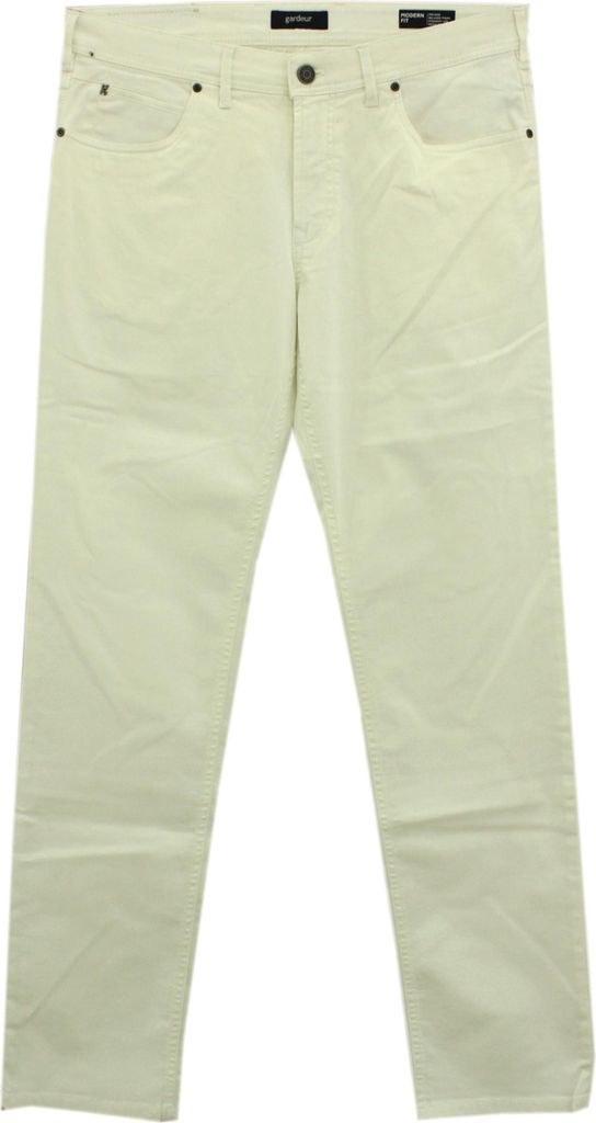 31780 Atelier Gardeur, Bradley, Herren Jeans Hose, Gabardinestretch, cremeweiß, W 35 L 34