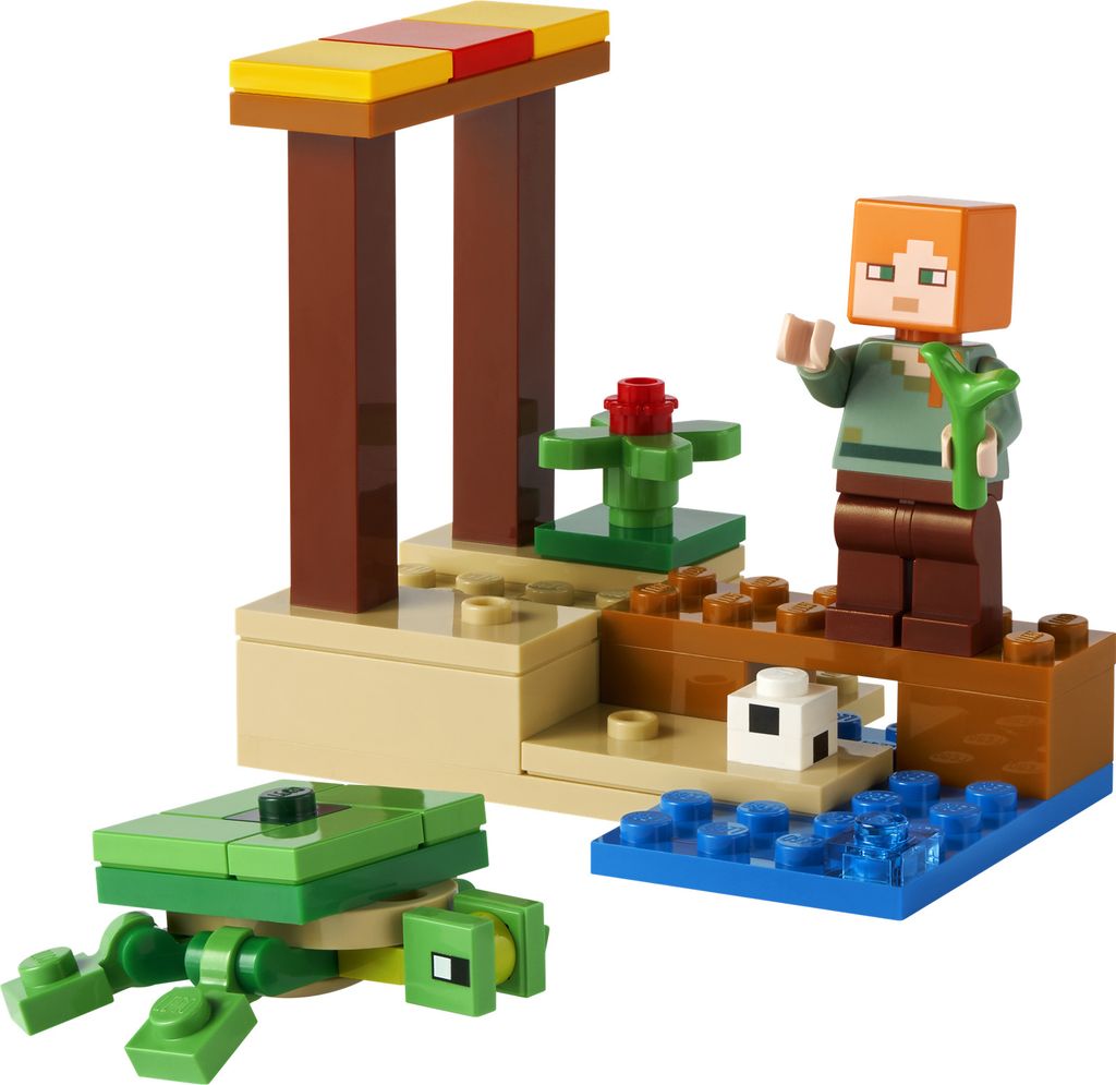 LEGO 30432 Minecraft Turtle Beach Polisacco Immagine del prodotto 
