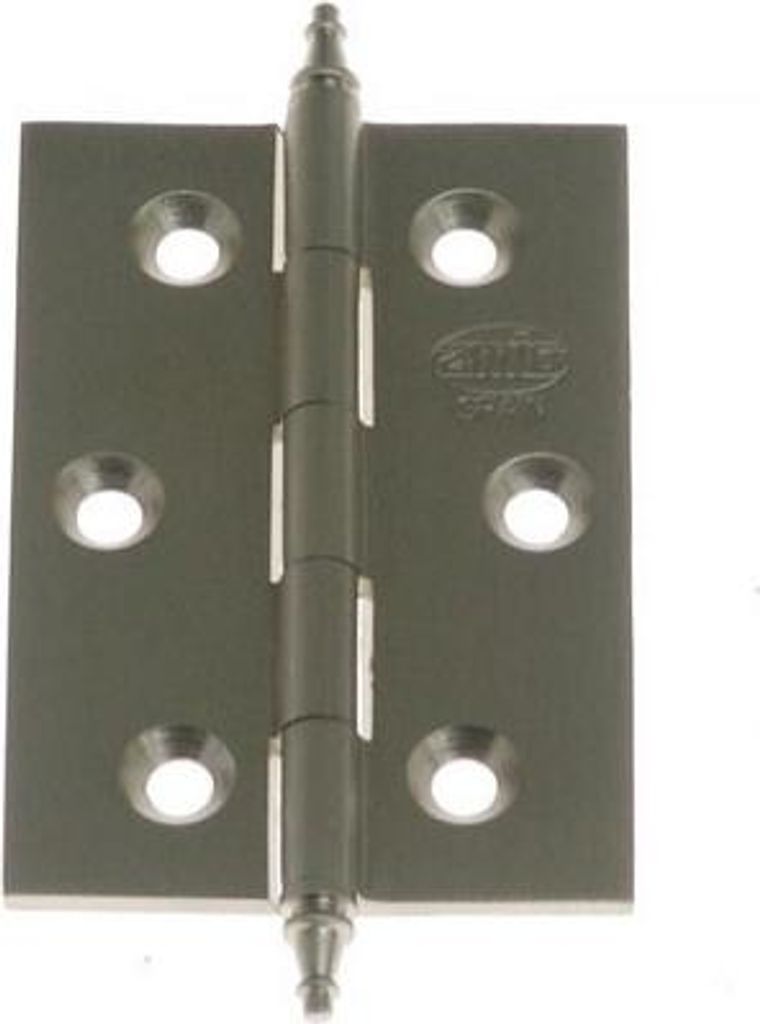 Möbelscharnier, dekorativ, geflochten, AMIG 1003, 60x40, Messing, matt verchromt (6188)