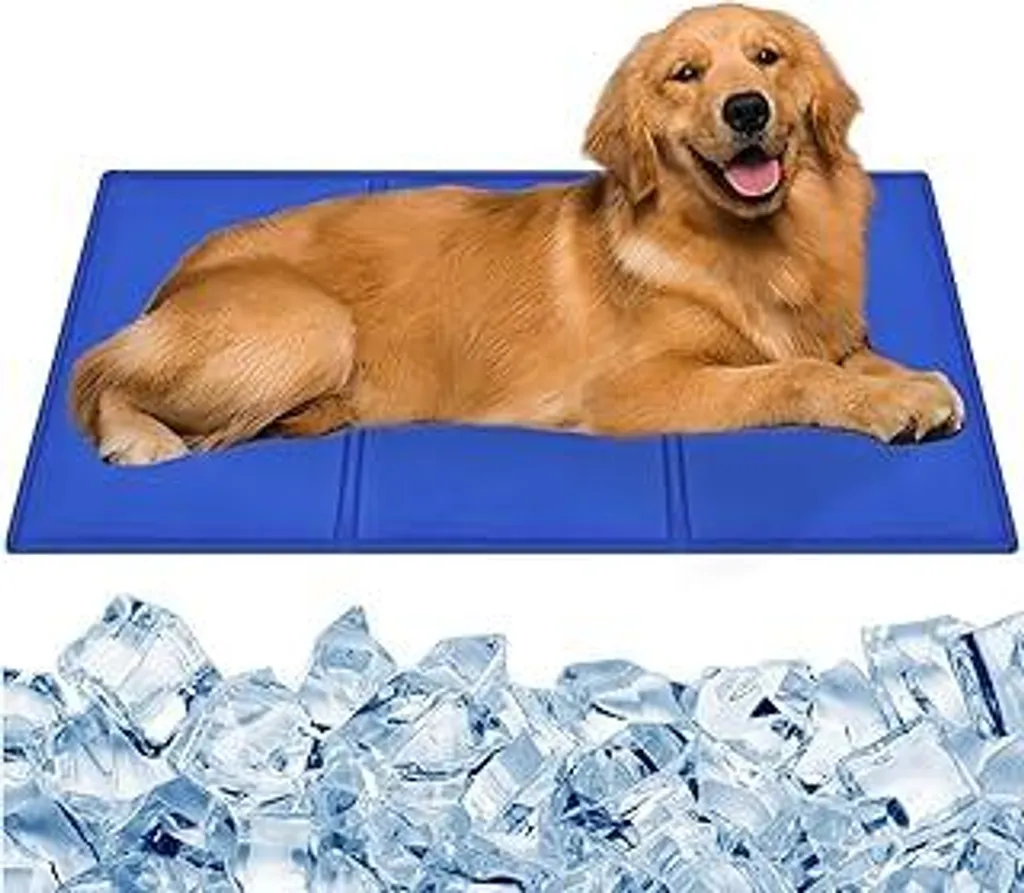 Coperta Rinfrescante Cane 90x50 per Auto e Viaggi | Gel Sicuro