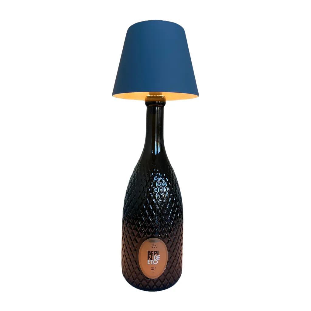 Sompex Top Blu Lampada Bottiglia Ricaricabile - Regalo Design - 3