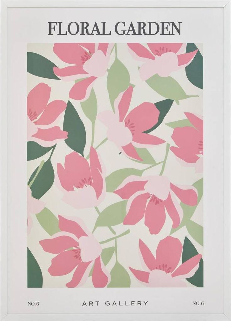 Gerahmtes poster rosenblüte 50x70cm - Atmosphera créateur d'intérieur