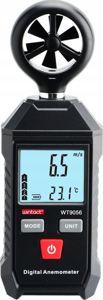 Anemometr, anemometr, měření teploty, měření rychlosti Obrázek produktu 