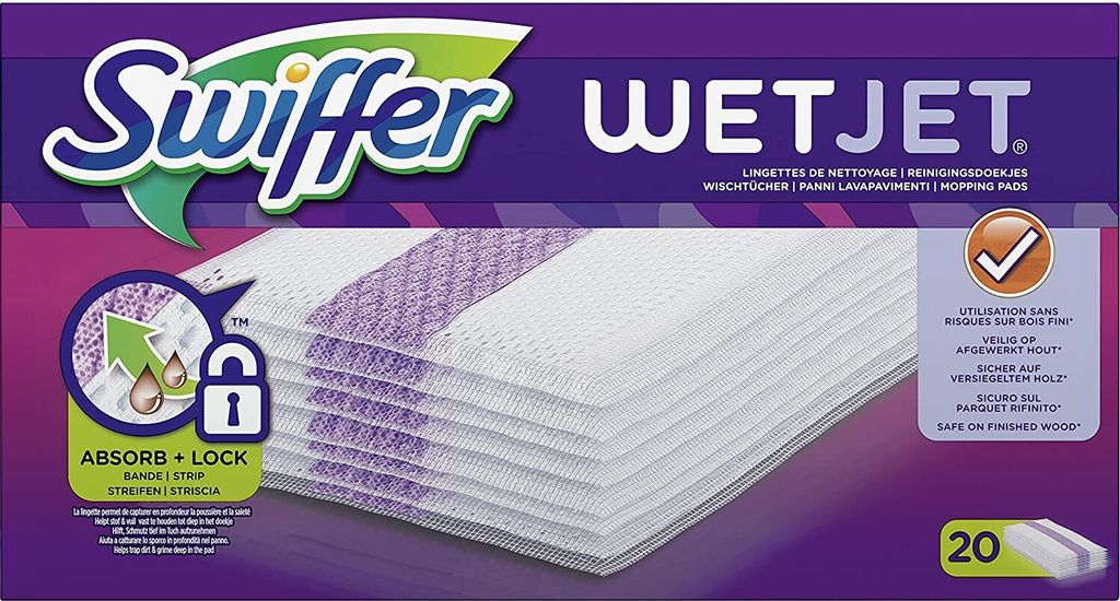 Swiffer WetJet stěrka na podlahu 20 hadříků - náhradní Obrázek produktu 