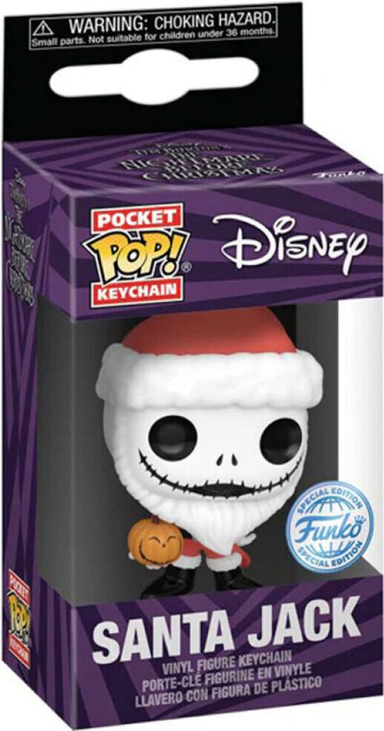 Pocket POP Keychain Disney Nightmare Before Christmas Santa Jack Exklusiv