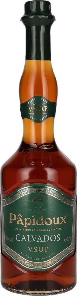 Pâpidoux Distillerie de cormeilles Calvados VSOP 40% 700ml, Image du produit 