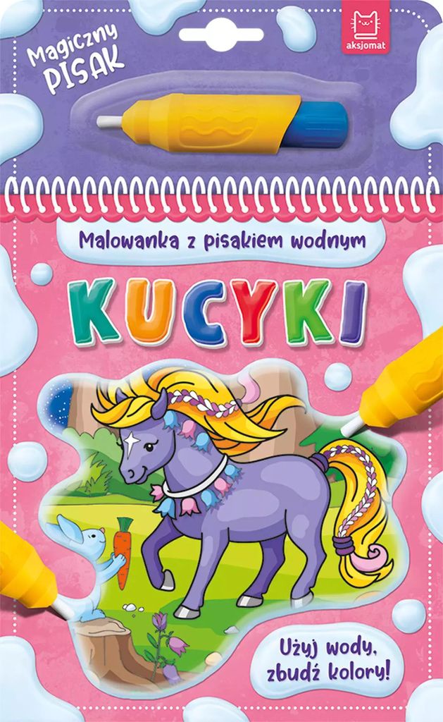 Malowanka z pisakiem wodnym Kucyki - Opracowanie Zbiorowe (Malbücher für Kinder)