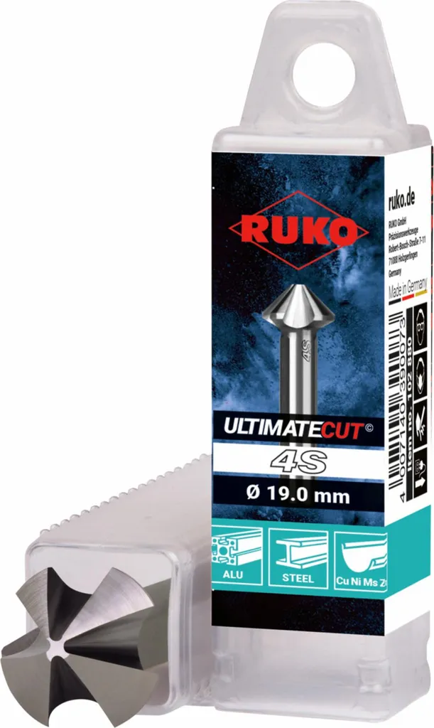 RUKO 102878 Punta per Sbavatura HSS | Sbavatore Manuale Professionale - 6