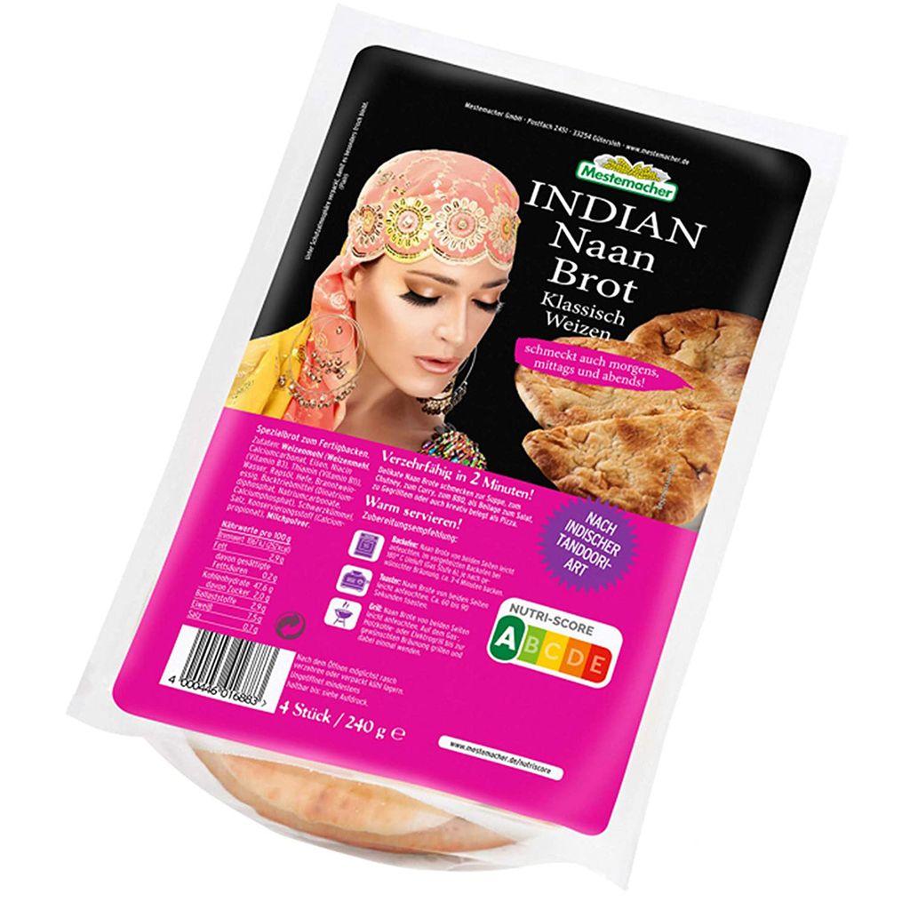 Meste.Naan Brot Klassisch240g Image du produit 