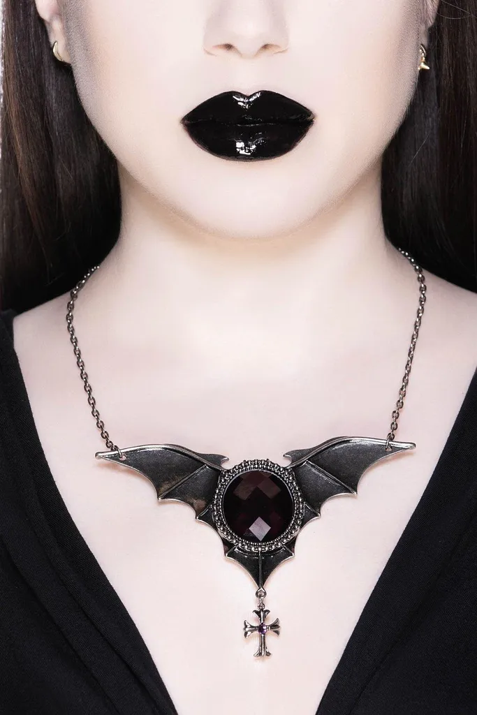 Collana Killstar Evil Intentions Argento - Gioielli Gothic Noir Online
