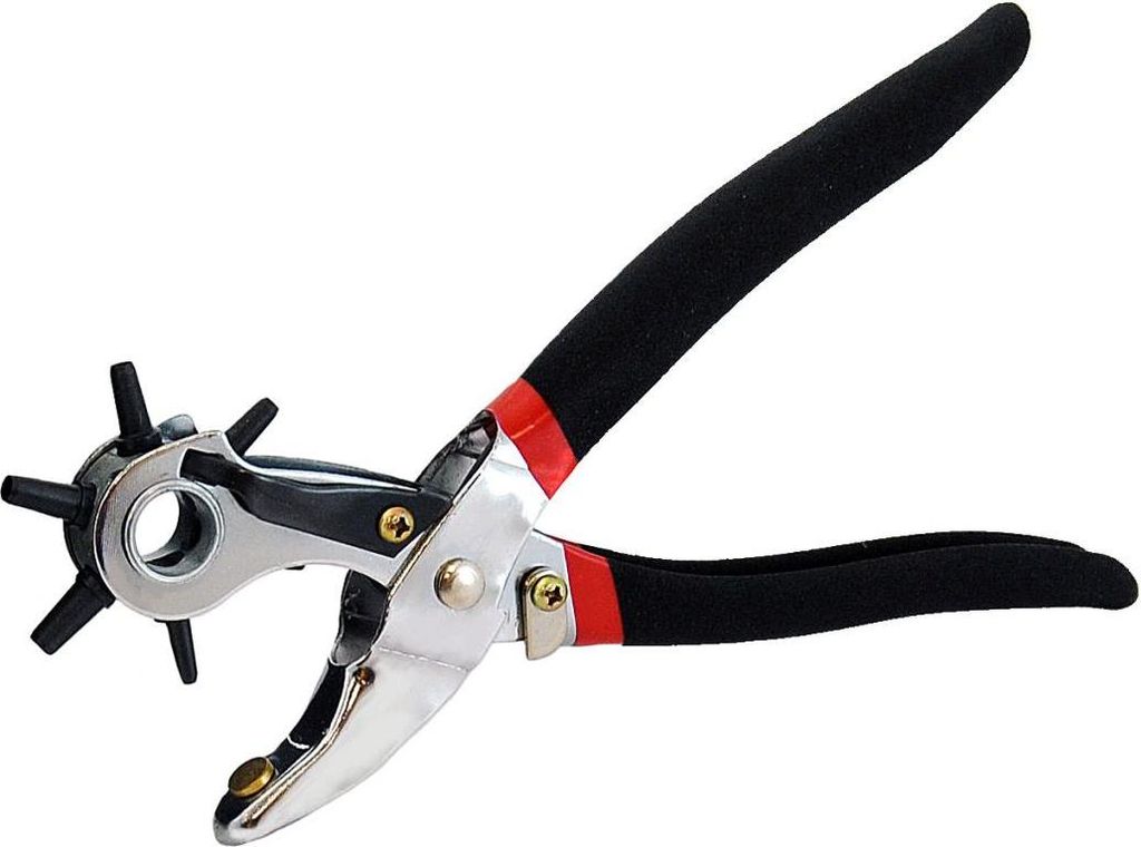 Revolverlochzange mit Hebelübersetzung Lochzange Gürtelzange Lederzange