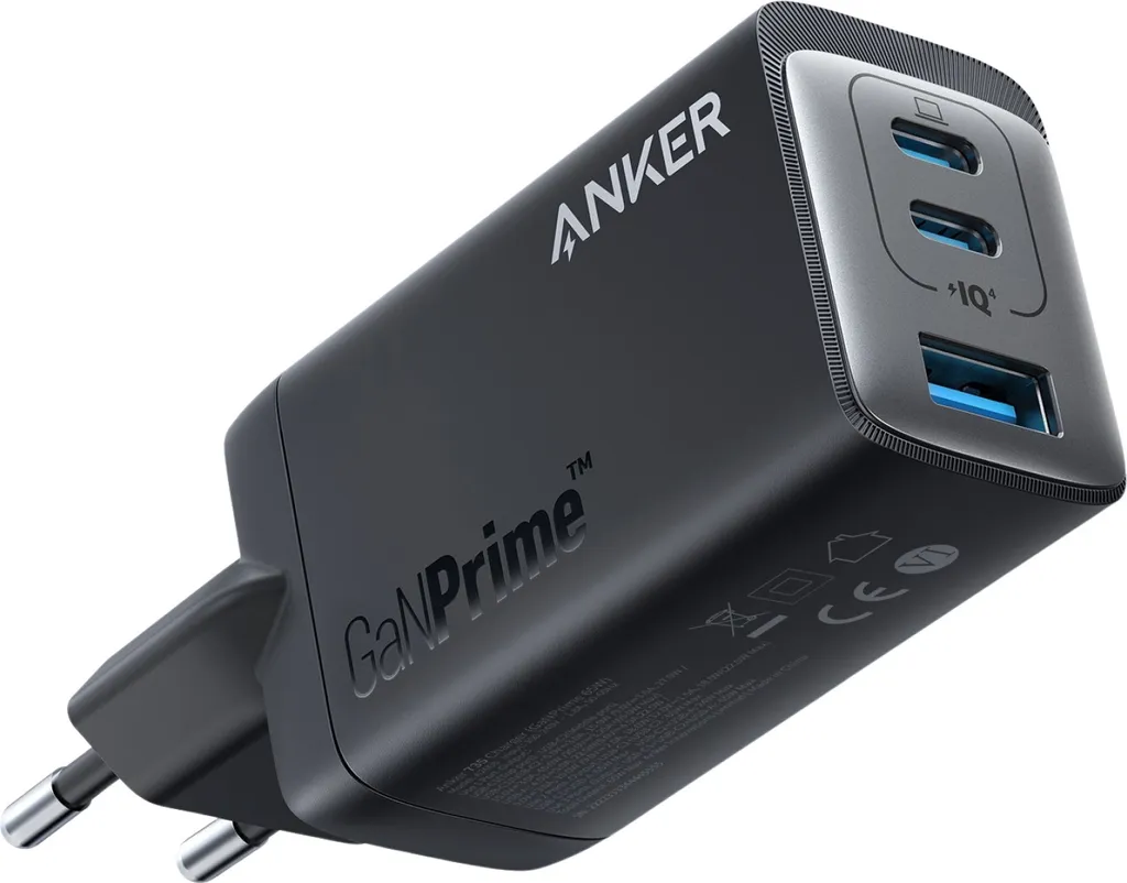 Caricabatterie Anker 735 65W Nero: Unico per Tutto, PC e Smartphone