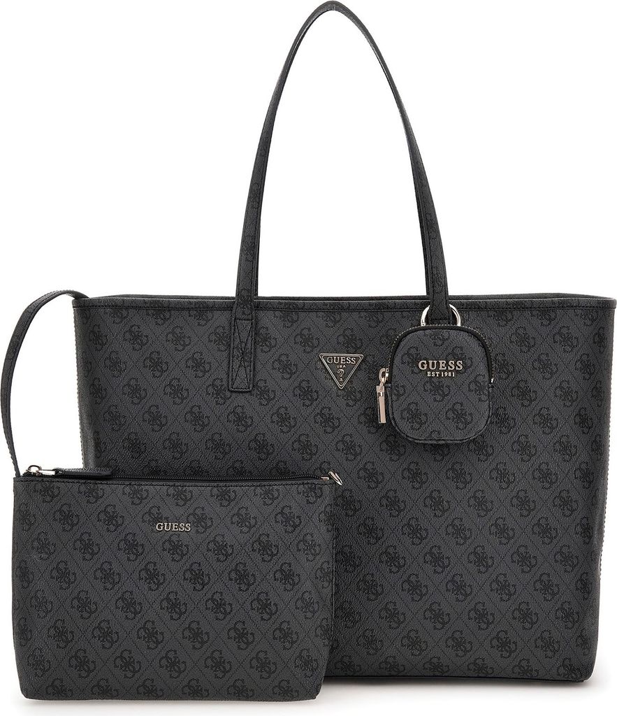 GUESS HWSL7124240 POWER PLAY II LARGE TECH TOTE Woman Shopper coal logo