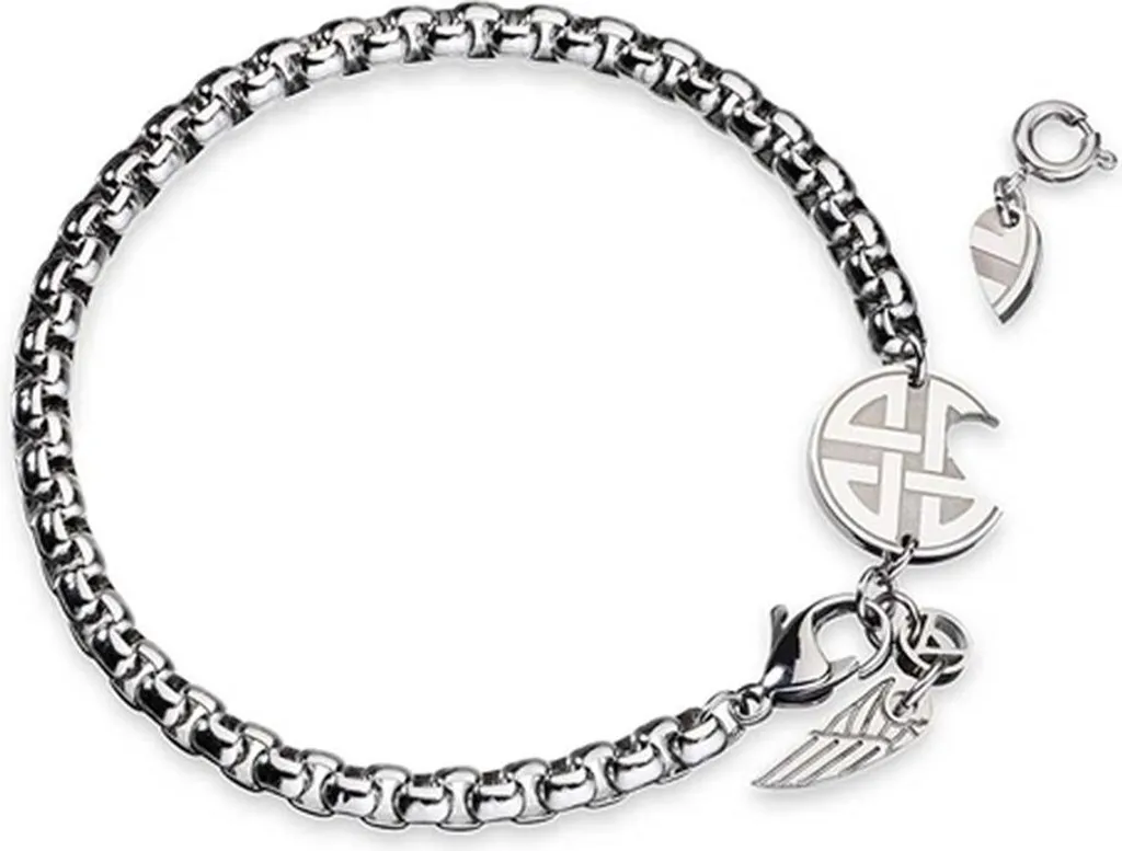 Braccialetto da uomo AN Jewels AV.BMGLB05S