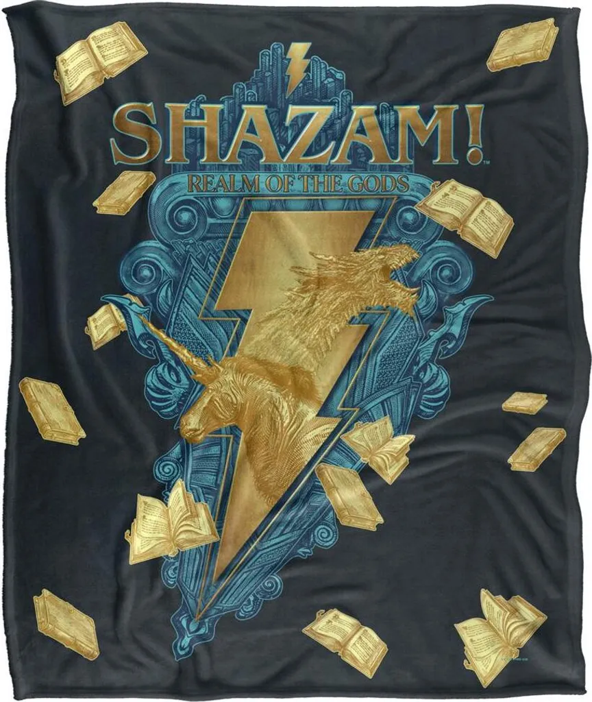 Couverture Shazam Colorée TV18897 - Plaid Imprimé Realm Of The Gods
