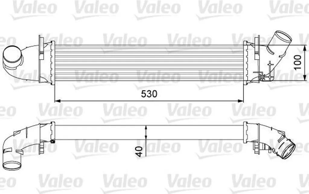 Intercooler Refroidisseur d'Air pour Logan I - Qualité Valeo 818544