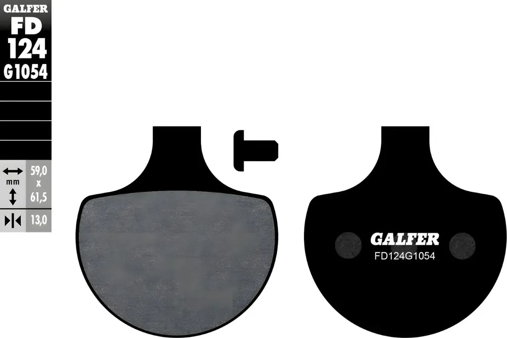 Plaquettes de frein Galfer pour Harley Davidson Sportster et Fat Boy