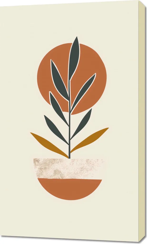 Tableau Image Symétrie Limitée 60 x 100 cm pour décoration moderne