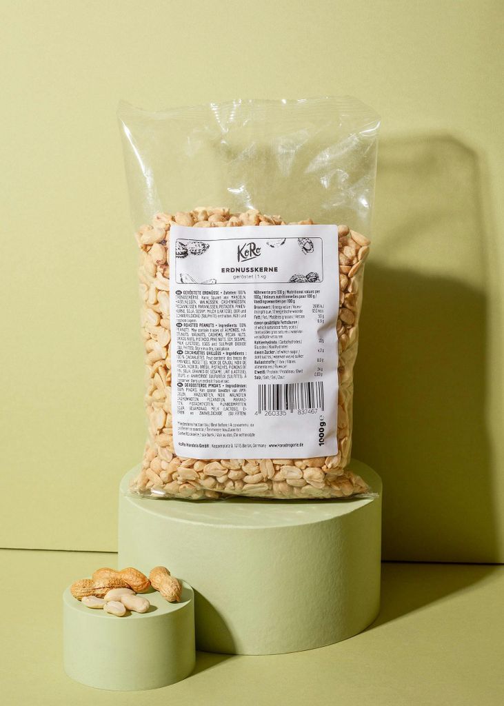 KoRo | Geröstete Erdnusskerne 1 kg Produktbild 2
