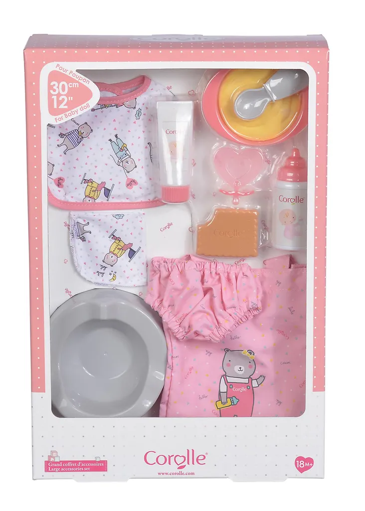 Set de Soins Corolle Mon Premier Poupon avec Couche et Accessoires