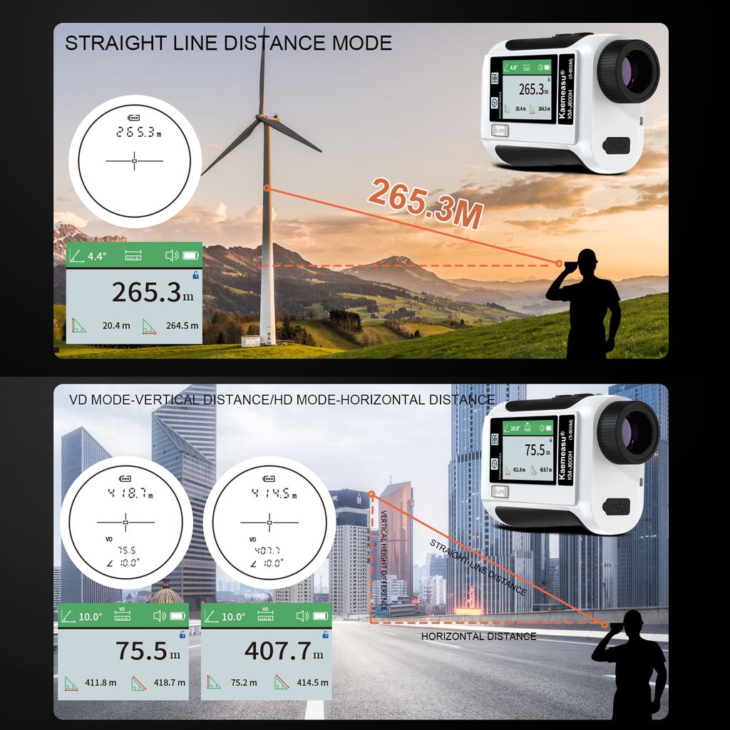 800M Golf-Entfernungsmesser-Entfernungsmesser mit Produktbild 12