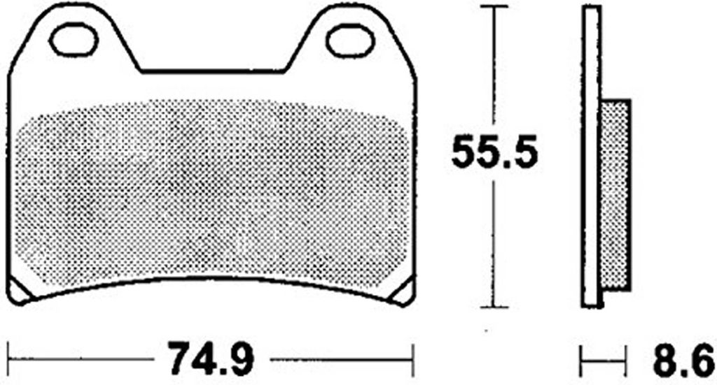 TRW Bremsbeläge MCB 683 Bremsbelag MCB 683 -Standard