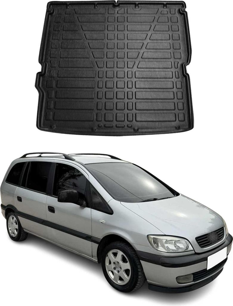 Bac de coffre pour Opel Zafira MPV 1999-2005 Caoutchouc TPE Image du produit 