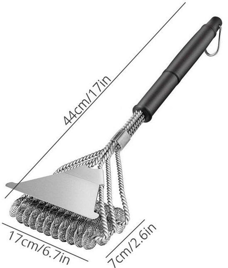 Grillreiniger Bürsten und Schaber, ideal für Grillpflege