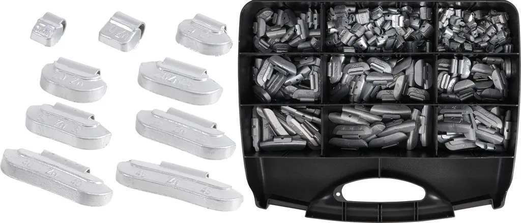 Masses d'équilibrage autocollantes en acier pour roues de voiture - 320 pcs