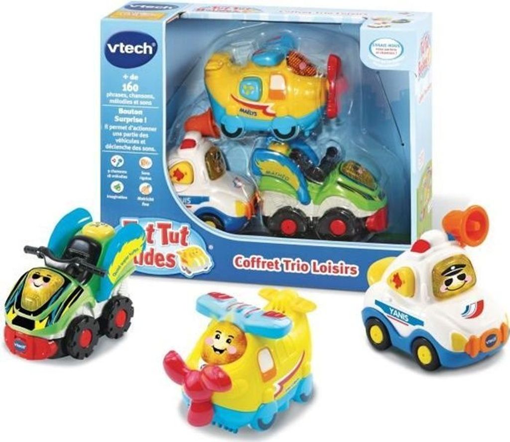 VTech Tut Tut Bolides Spielzeugauto 3er Set Freizeit, Produktbild 