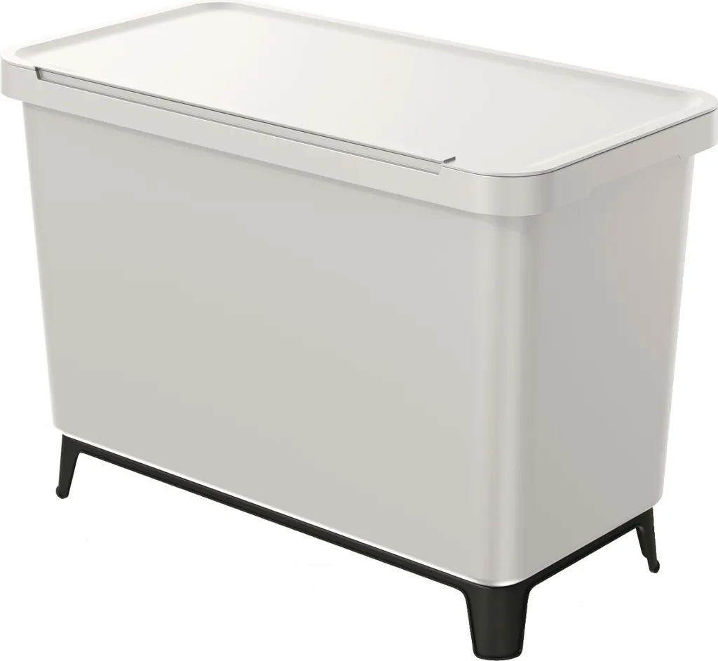 Keden Systema Poubelle de Tri Sélectif 10+23 L Gris Cendré pour Cuisine