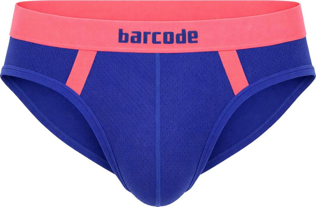 Barcode Berlin - Herren Slip Unterwäsche - Brief Sonny Royal-Neonpink - 1x Größe M