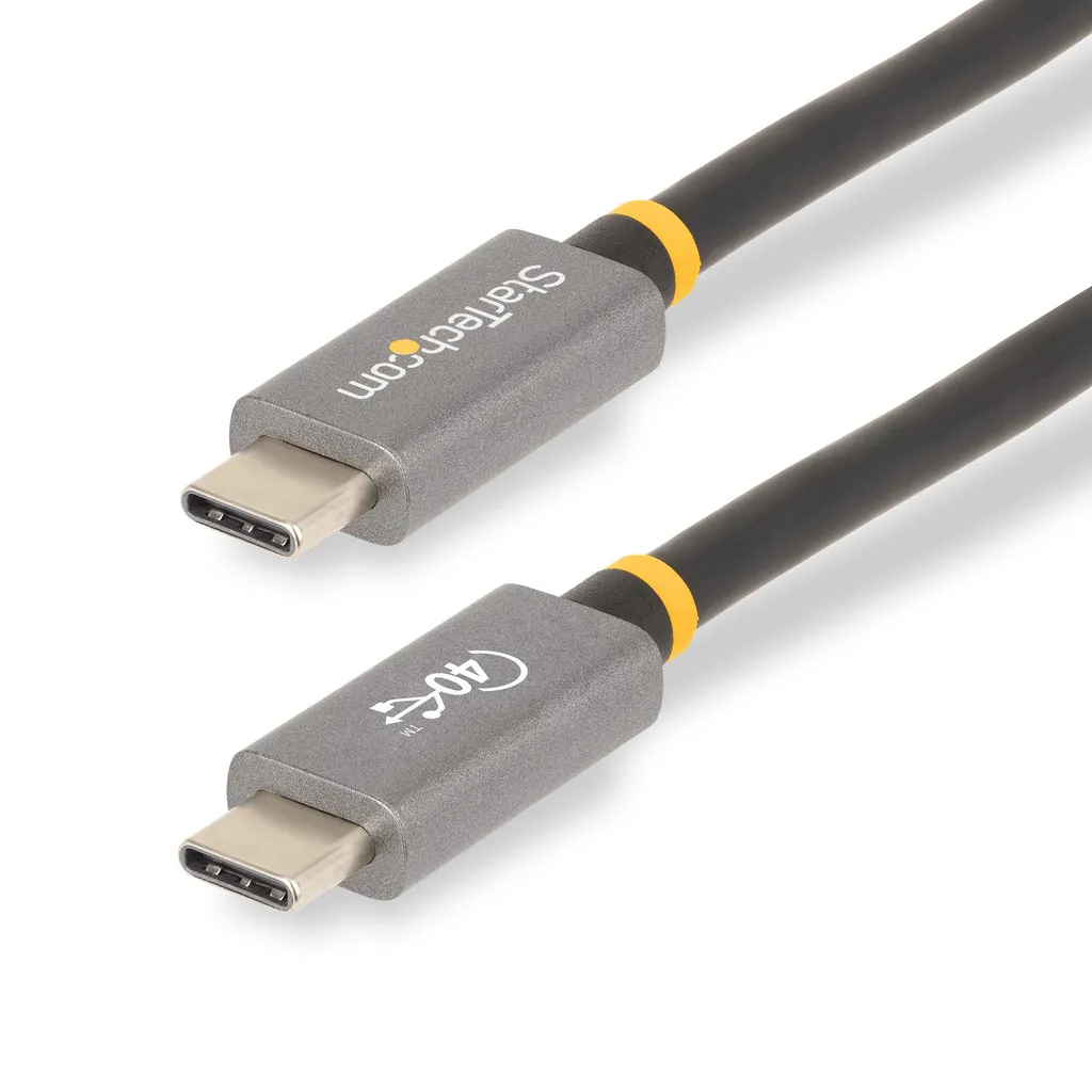 Cavo StarTech.com USB4 1m Certificato - 40Gbps 100W PD - High End USB-C