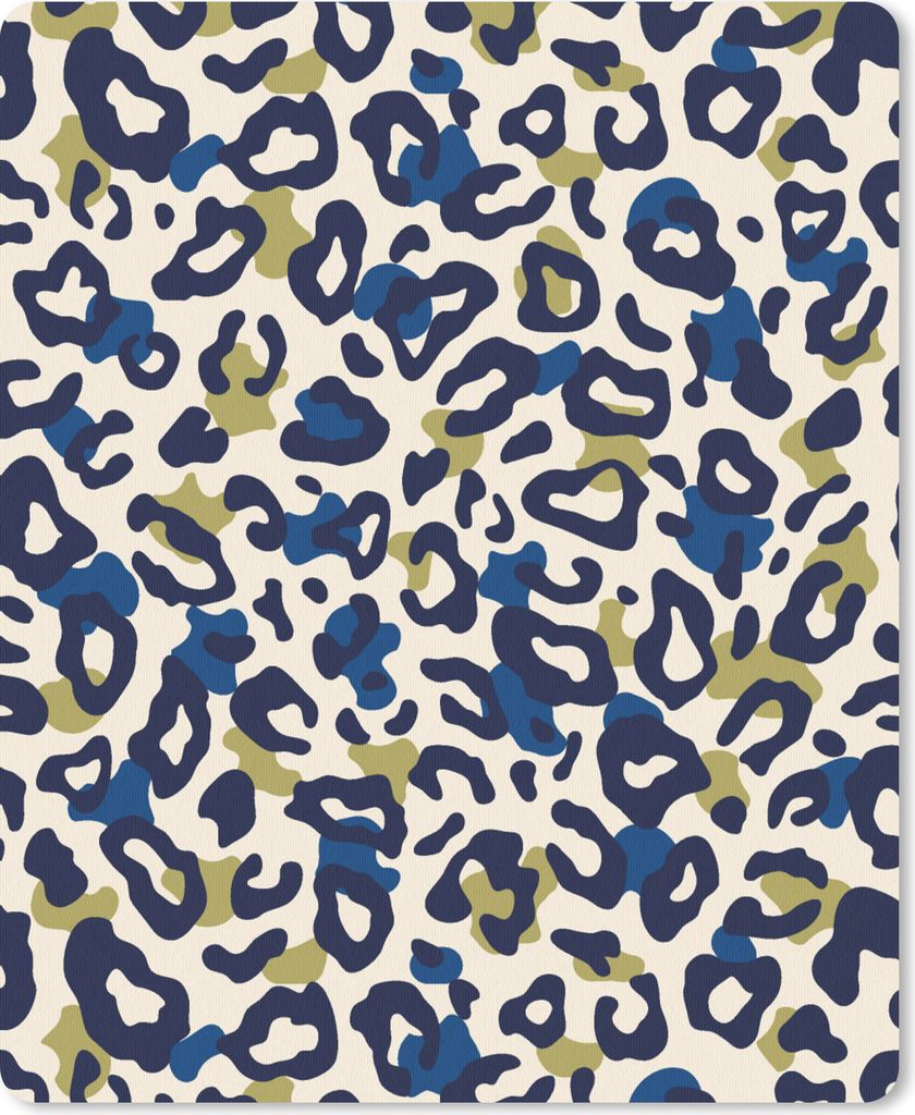 MuchoWow Mauspad Mousepad Panther - Design - Blau - Grün 30x40 cm - Mousepads - Maus Mat - Pad - Mausunterlage - Mausmatten