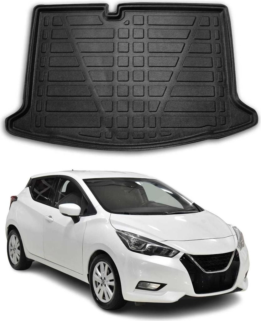 Bac de coffre pour Nissan Micra K14 2017-2025 caoutchouc Image du produit 