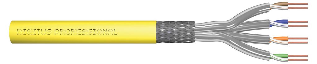 Digitus CAT 7A S/FTP, Verlegekabel, 500 m, Simplex, Dca-s1a Produktbild 
