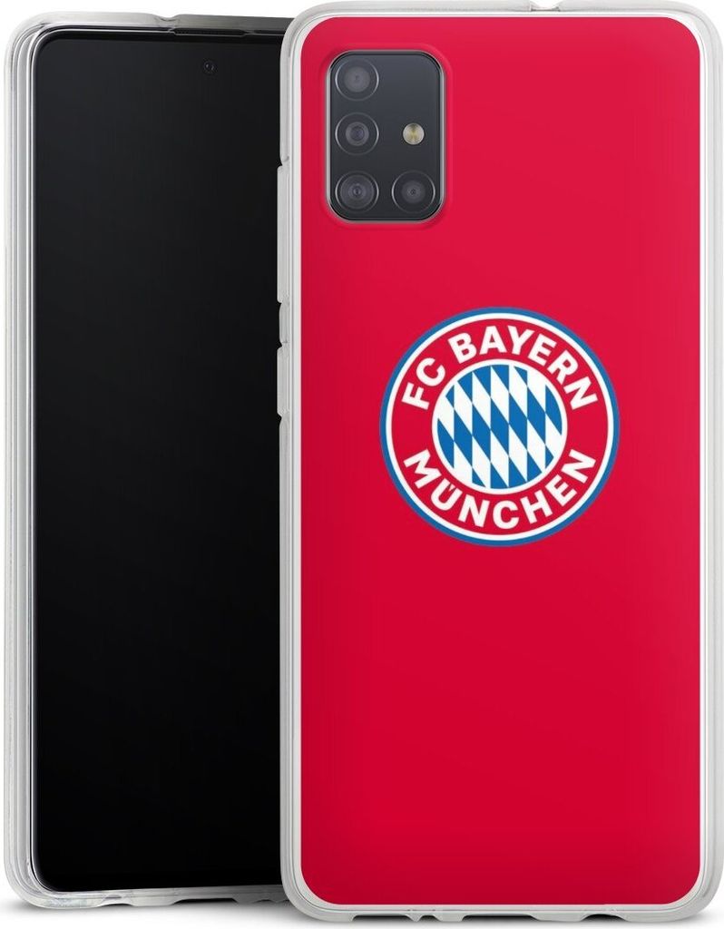 DeinDesign Handyhülle für Samsung Galaxy A51 Silikon Hülle Case Smartphone Schutzhülle FC Bayern München FCB Logo