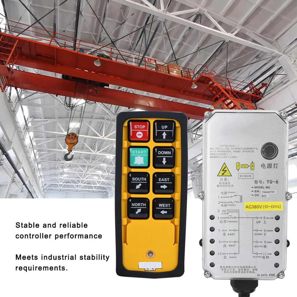 Commande à distance pour grue industrielle AC380V usage intensif - 3