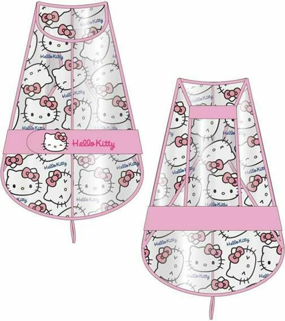 Regenmantel für Hunde Hello Kitty Rosa L