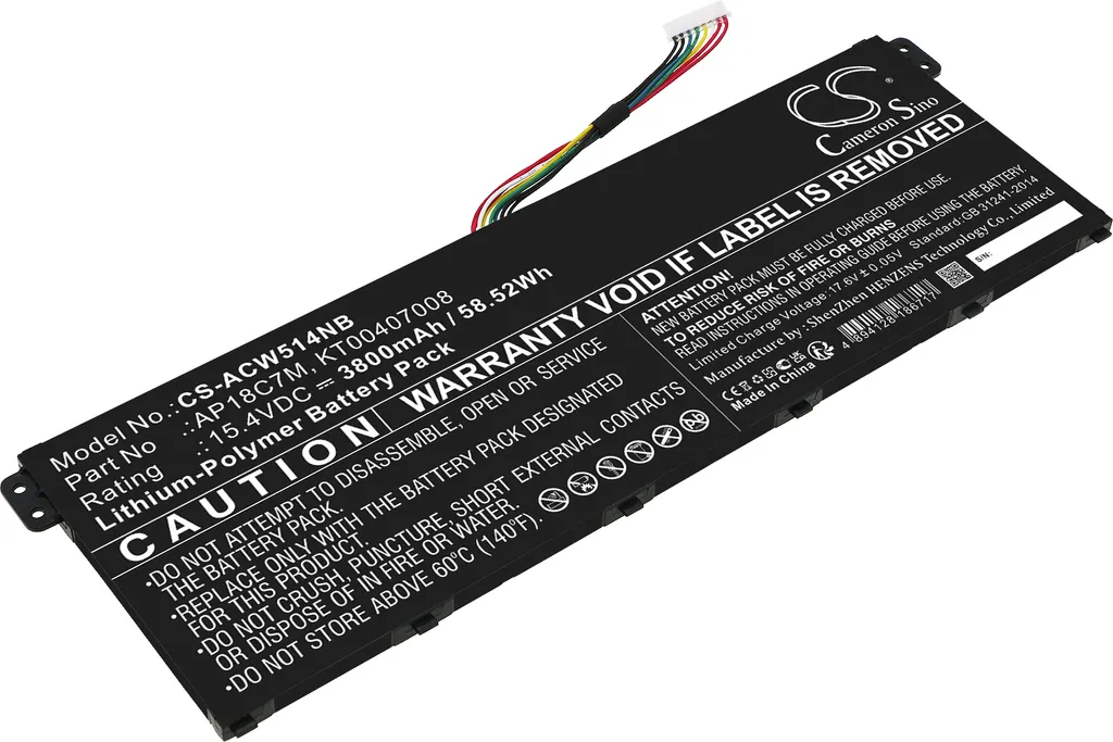 Batterie Haute Capacité 56Wh pour Acer ConceptD 3 CN316-73G-757Z Techtek