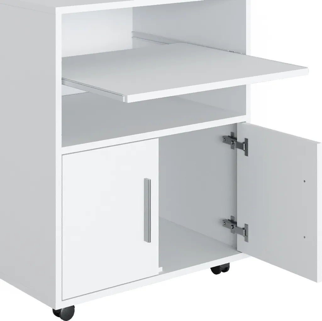 Organiseur de bureau Vicco Novak 48.4 cm - Caisson blanc pour télétravail
