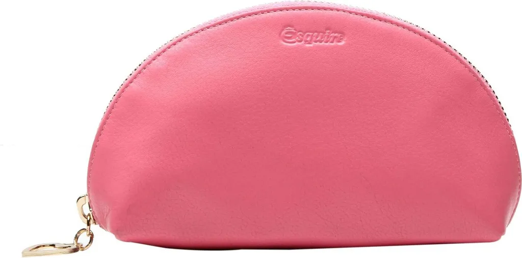 Pochette Trucco Esquire Viktoria Rosa Salmone - Organizzatore in Pelle